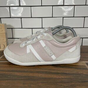 Xero Shoes Kelso Womens Size 8.5 Pink Leather Court Style Minimalist Sneaker